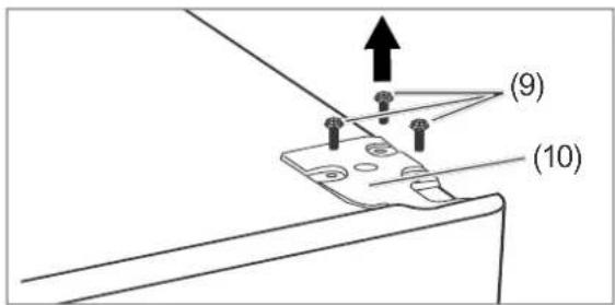 Hanseatic HKGK14349A2I - Changing the door hinges - 2