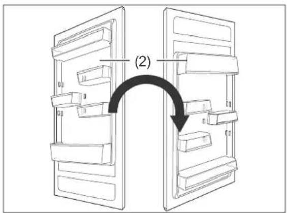 Hanseatic HKGK 18860 A3NFR - Removing the door - 19