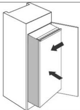 Hanseatic HEKS12254A2 - Installing the refrigerator - 2