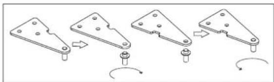 Hanseatic HEKS12254A2 - Changing the door hinges - 3