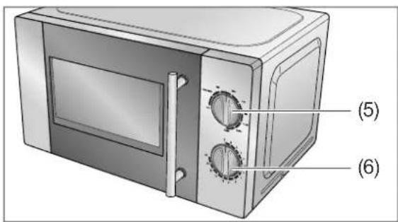 Hanseatic D70H20L-DB(A13) - Mikrowellenleistung einstellen - 1