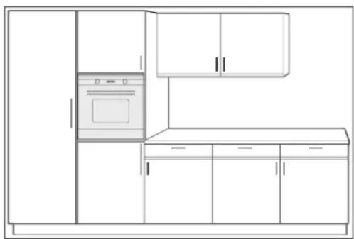 Hanseatic 65DAE40144 - Installing the oven - 1