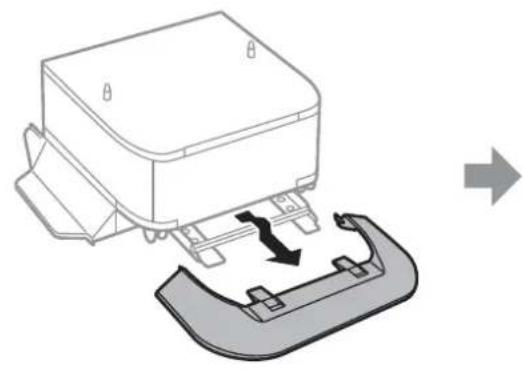 EPSON WorkForce Pro WF-C8690DTWFC - When Moving the Printer on the Cabinet's Casters - 1
