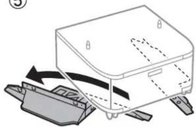 EPSON WorkForce Pro WF-C8690DTWFC - When Moving the Printer on the Cabinet's Casters - 5