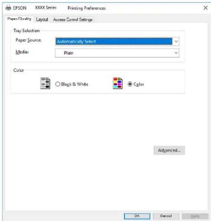 EPSON WorkForce Pro WF-C8690DTWFC - Printing from the PostScript Printer Driver on Windows - 1