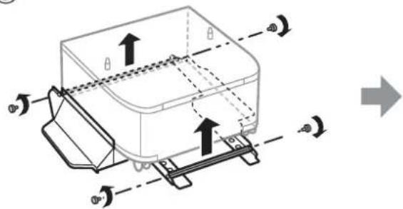 EPSON WorkForce Pro WF-C8690DTWFC - When Moving the Printer on the Cabinet's Casters - 3