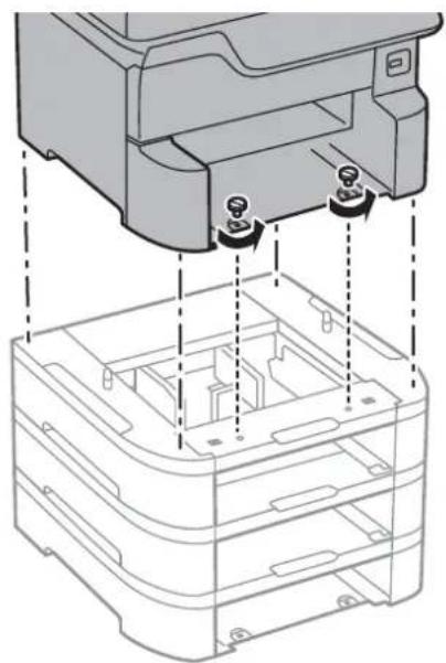 EPSON WorkForce Pro WF-C8690DTWFC - When Moving the Printer with Optional Paper Cassette Units Attached - 2