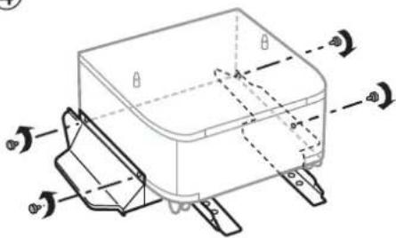 EPSON WorkForce Pro WF-C8690DTWFC - When Moving the Printer on the Cabinet's Casters - 4