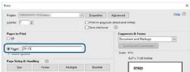 EPSON WorkForce Pro WF-C8690DTWFC - Printing only the pages you need - 1