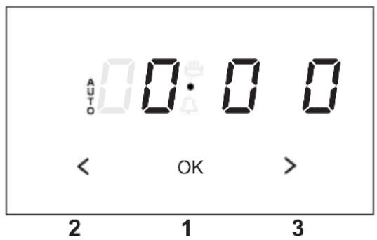 AUTO 0:00 < OK > 2 1 3