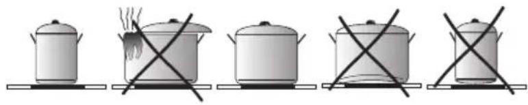 Hansa BHI68638 - Auswahl der Kochtöpfe zum induktiven Kochen - 1
