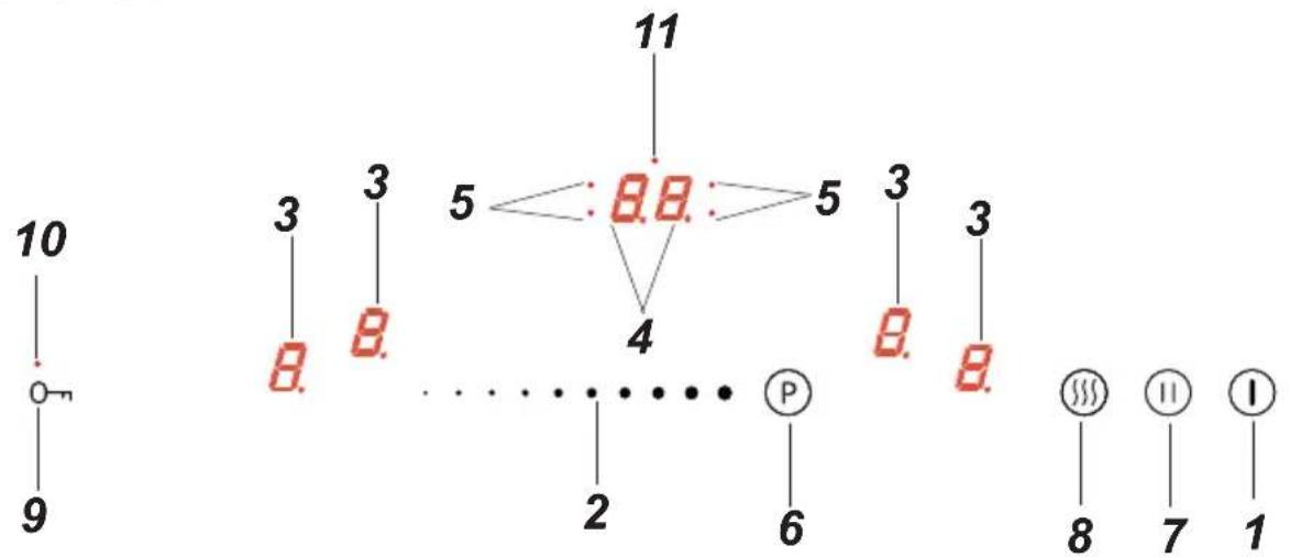 Hansa BHI68611 - Bedienfeld - 1
