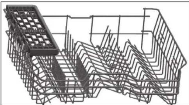 GRUNDIG GNI 41835 X - Messerablage des oberen Korbs - 1