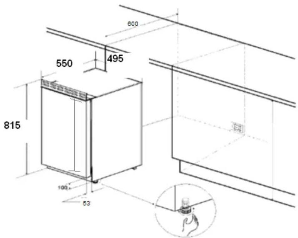 Exquisit UKS 115-8A+ - Unterbau - 1