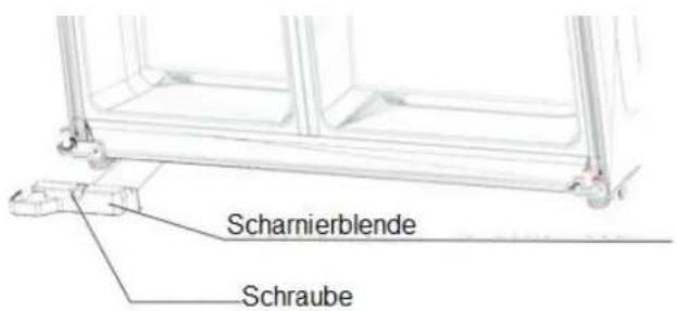 Exquisit SBS 530-3FCBA+ - Scharnierblende montieren - 1