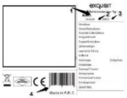 Exquisit KS 124-3A+ - Folgende Angaben werden benötigt um Ihren Auftrag bearbeiten zu können: - 1