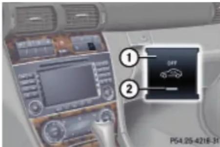 Mercedes-Benz C 320 CDI (2007) - Innenraumabsicherungausschalten - 1