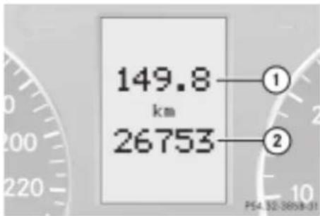 Mercedes-Benz C 320 CDI (2007) - Standard-Anzeige - 1