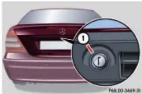 Mercedes-Benz C 320 CDI (2007) - Kofferraumöffnen(Limousine) - 1