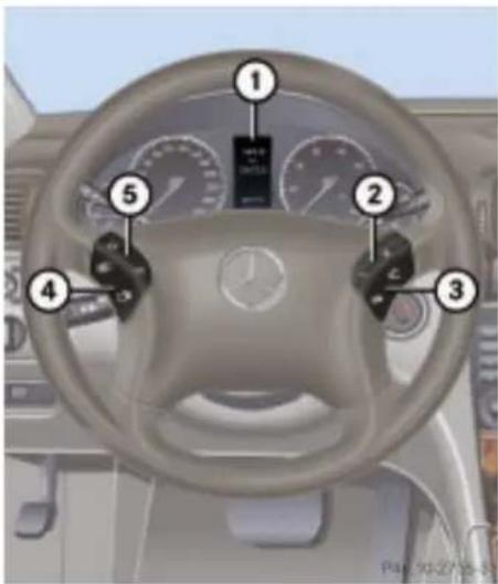 Mercedes-Benz C 320 CDI (2007) - Multifunktions-Lenkrad - 1