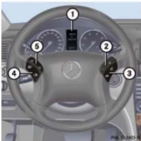 Mercedes-Benz C 320 CDI (2007) - Multifunktions-Lenkrad - 1