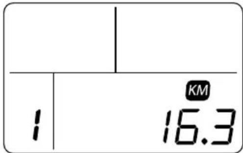 Victesse Strada HM - 1: Återställ trippmätare (vägmätare) - 1