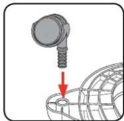 Ozito VWD-1212 - Fitting the Handle - 2