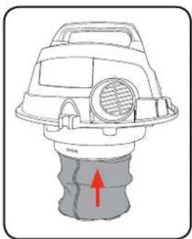 Ozito VWD-1212 - Fitting the Foam Filter - Vacuuming Liquid - 1