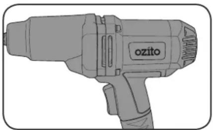 Ozito IWK-950 - OPERATING THE IMPACT WRENCH - 3