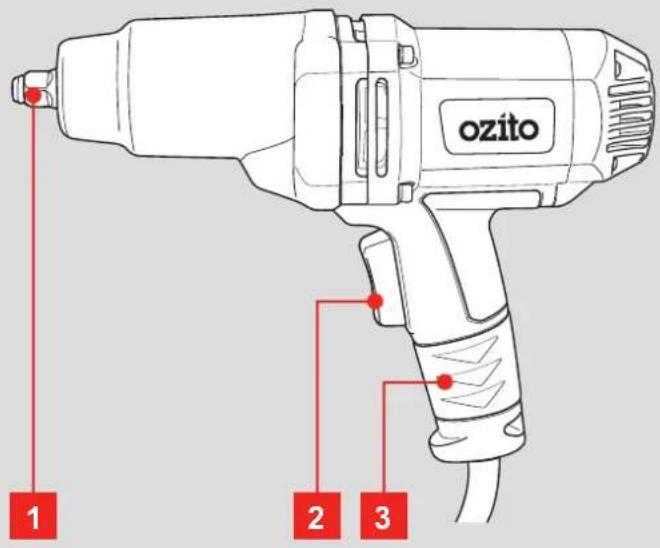 Ozito IWK-950 - IMPACT WRENCH - 1