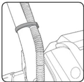 Ozito ELM-1030 - Securing the Power Cord to the Handles - 1