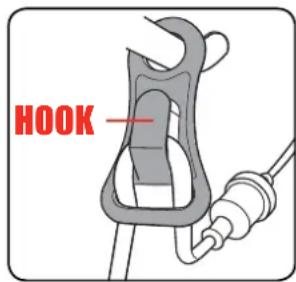 Ozito ELM-1030 - Using the Cord Retainer - 1