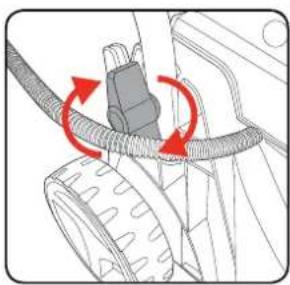 Ozito ELM-1030 - Fitting the Lower Handle to Mower Body - 2