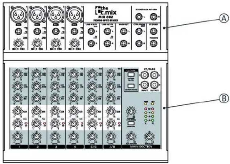 Thomann T.mix mix 1202FX - [CD/TAPE TO PHONES] - 3
