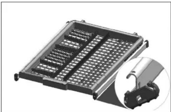 Elektra Bregenz GIVS 54180 X - Höhenverstellbare Ablage am oberen Korb - 2