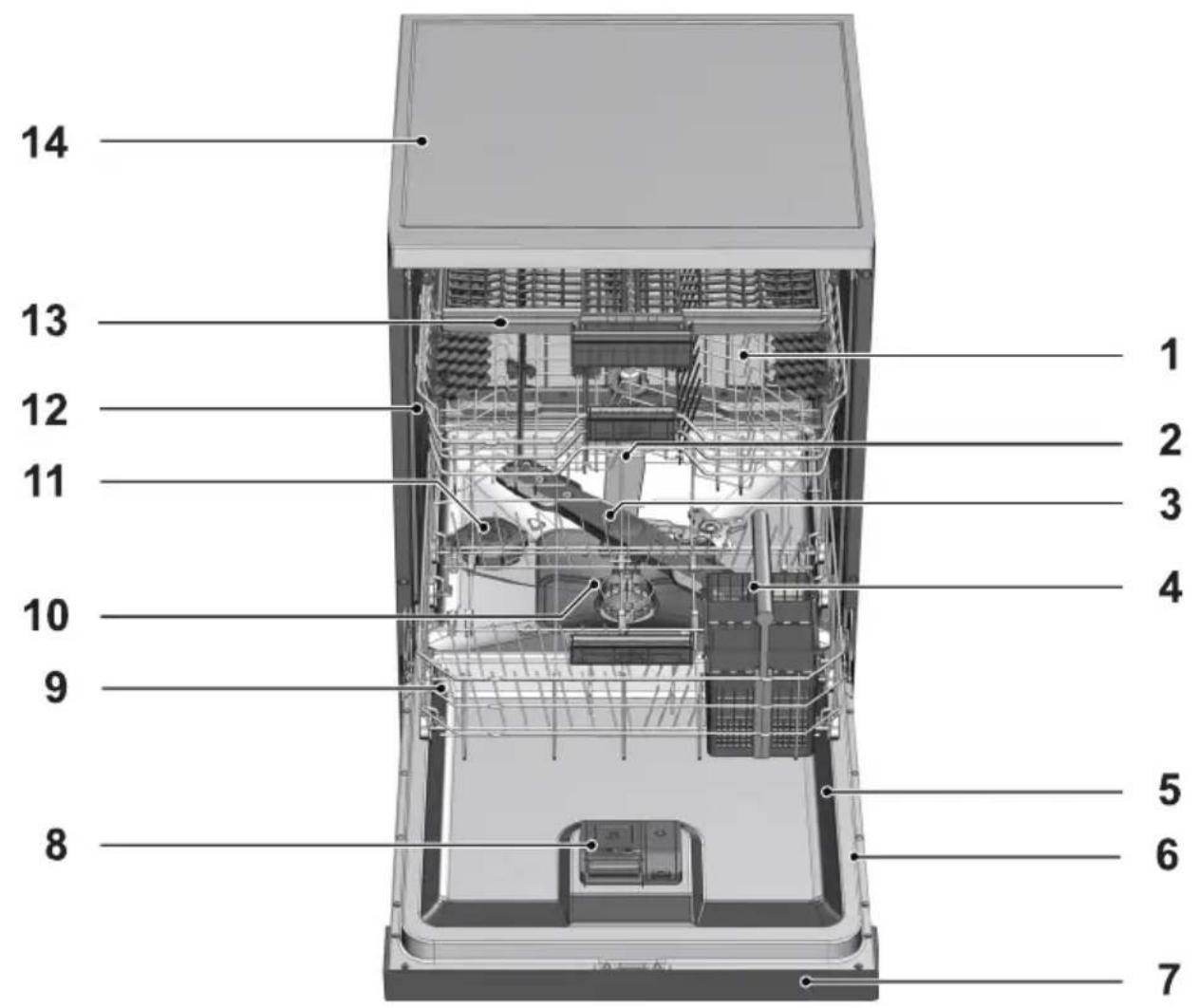 Elektra Bregenz GIVS 54180 X - Geschirrspüler - 1