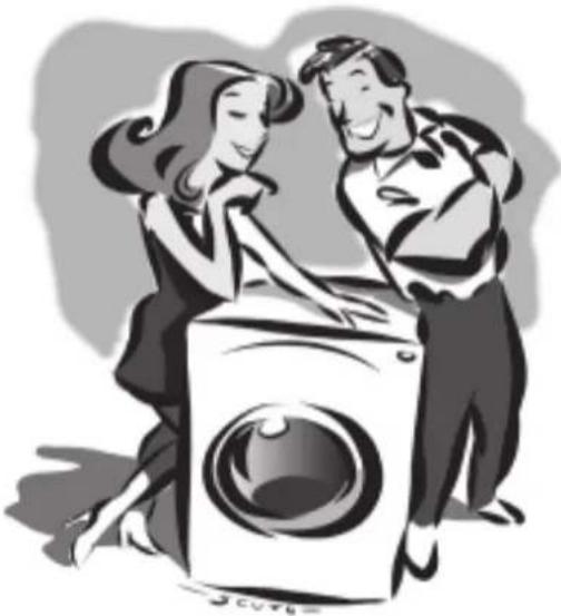 INDESIT W 125 XS (DE) - Anschluss des Ablaufs - 1