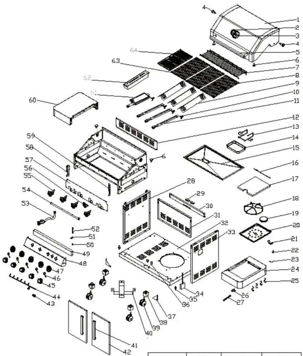 Klarstein 10032549 - INDIVIDUAL PARTS AND SCREWS - 1