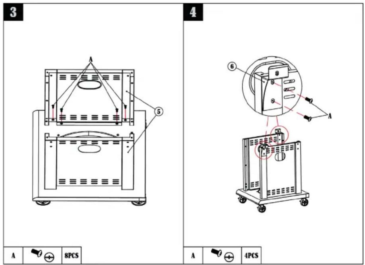 Klarstein 10032455 - AUFBAUANLEITUNG FÜR DEN GRILL - 3