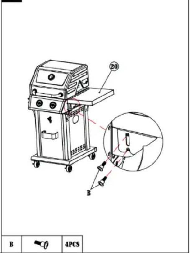 Klarstein 10032455 - ASSEMBLY INSTRUCTIONS FOR THE GRILL - 17