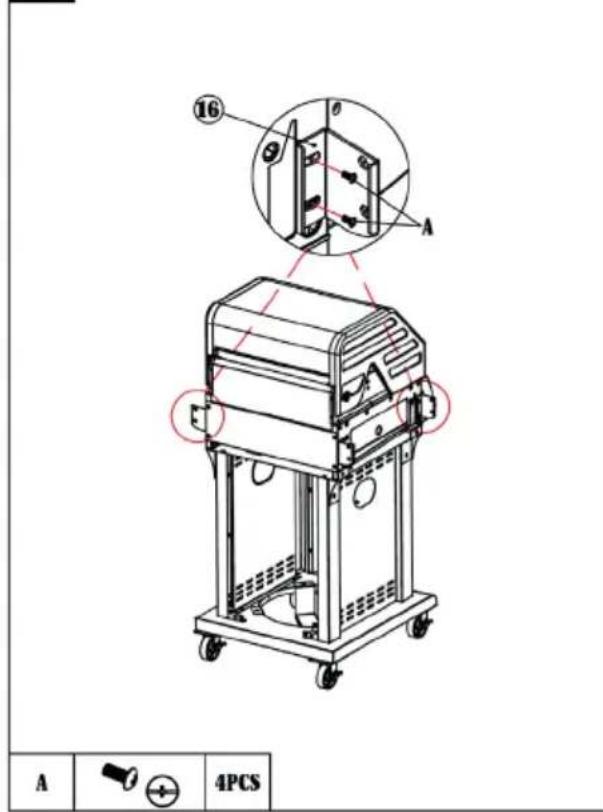 Klarstein 10032455 - ASSEMBLY INSTRUCTIONS FOR THE GRILL - 14