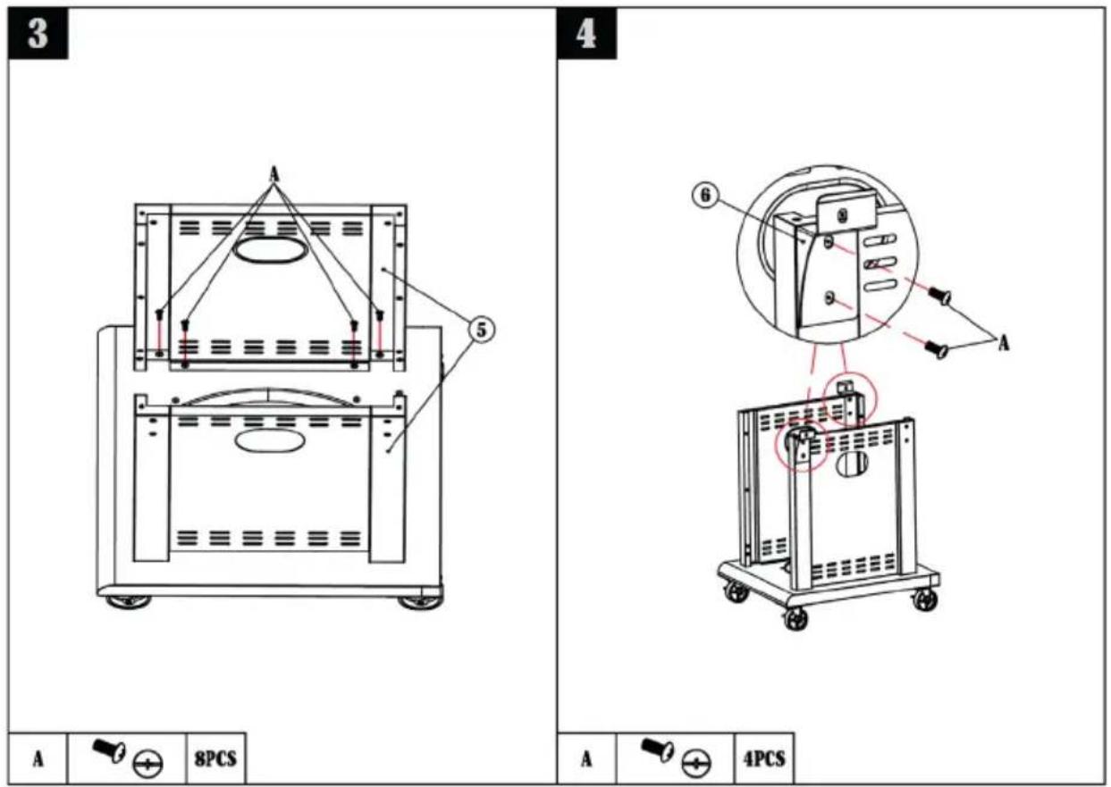 Klarstein 10032455 - ASSEMBLY INSTRUCTIONS FOR THE GRILL - 3