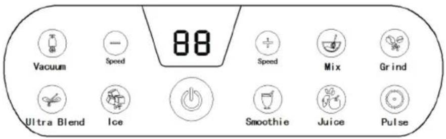 Klarstein Airakles 10031942 - Control panel - 1
