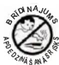 ECG ZV 117 - BRĪDINĀJUMS: - 2