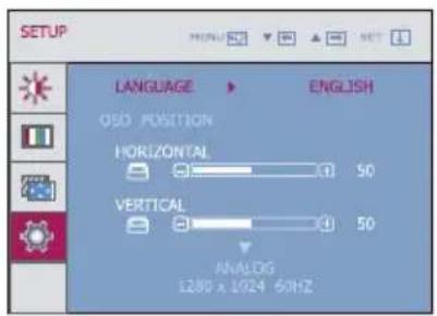 LG W2452TX - Main menu Sub menu Description - 2