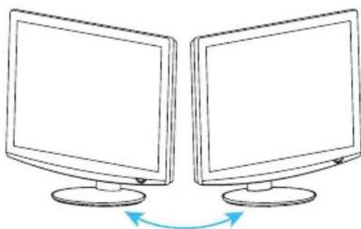 LG W2452TX - Positioning your display - 2
