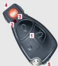 Mercedes-Benz S 430 (2001) - Radio frequency and infrared remote control - 1