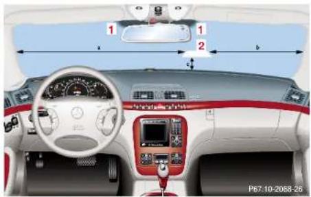 Mercedes-Benz S 430 (2001) - 210Infrared reflecting windshield - 1