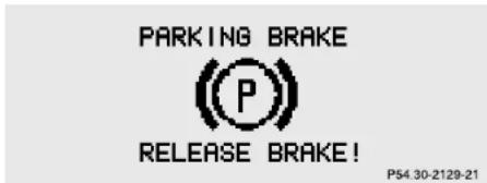 Mercedes-Benz S 430 (2001) - 307Malfunction and warning messages - 1