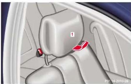 Mercedes-Benz S 430 (2001) - Head restraint - 1